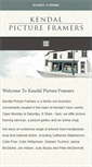 Mobile Screenshot of kendalpictureframers.co.uk